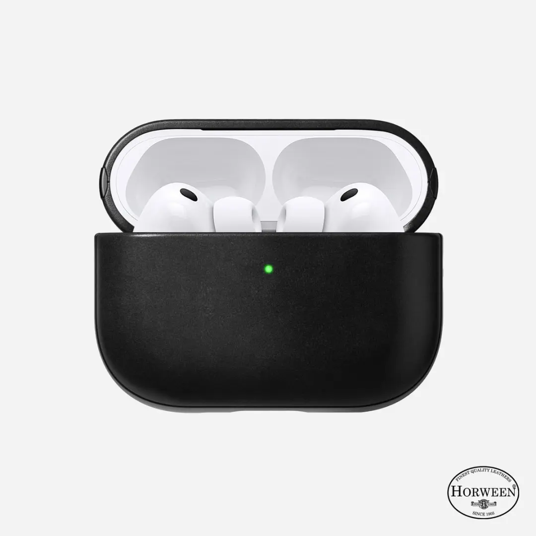 NOMAD Modern Lederen Hoesje AirPods Pro 3 104136114040 - Zwart - afbeelding 2 van 6