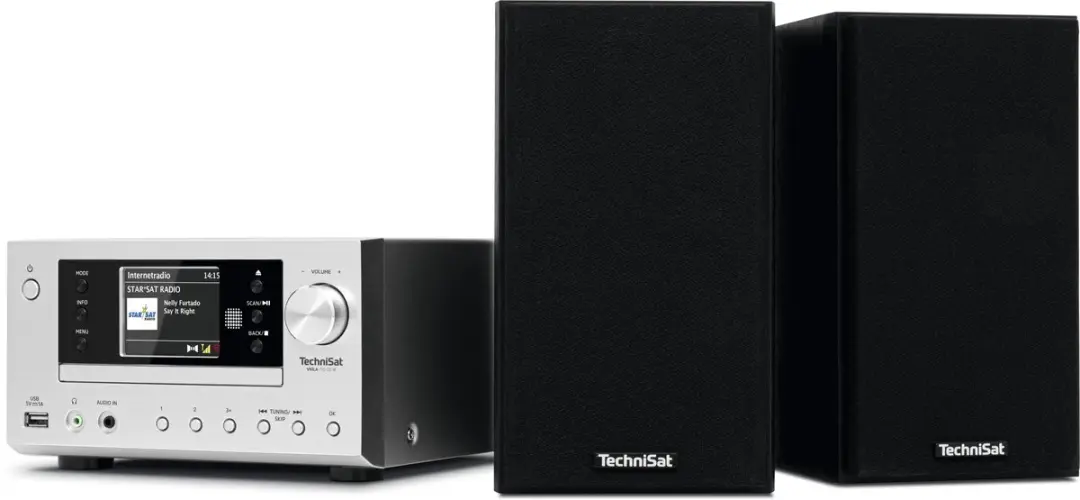 Technisat Viola 710 CD IR Digitale Radio - 40W - Zilver - afbeelding 6 van 6
