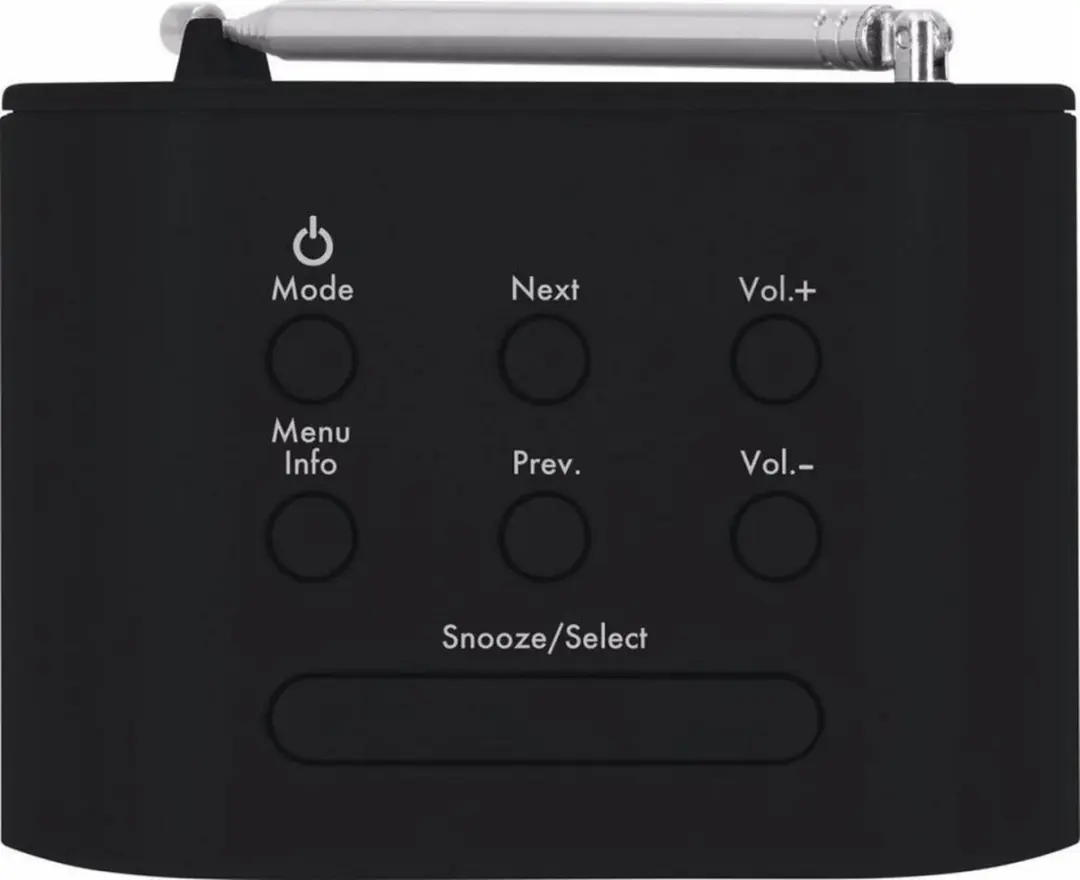 Technisat Techniradio 40 DAB+ Wekkerradio - Zwart - afbeelding 6 van 6