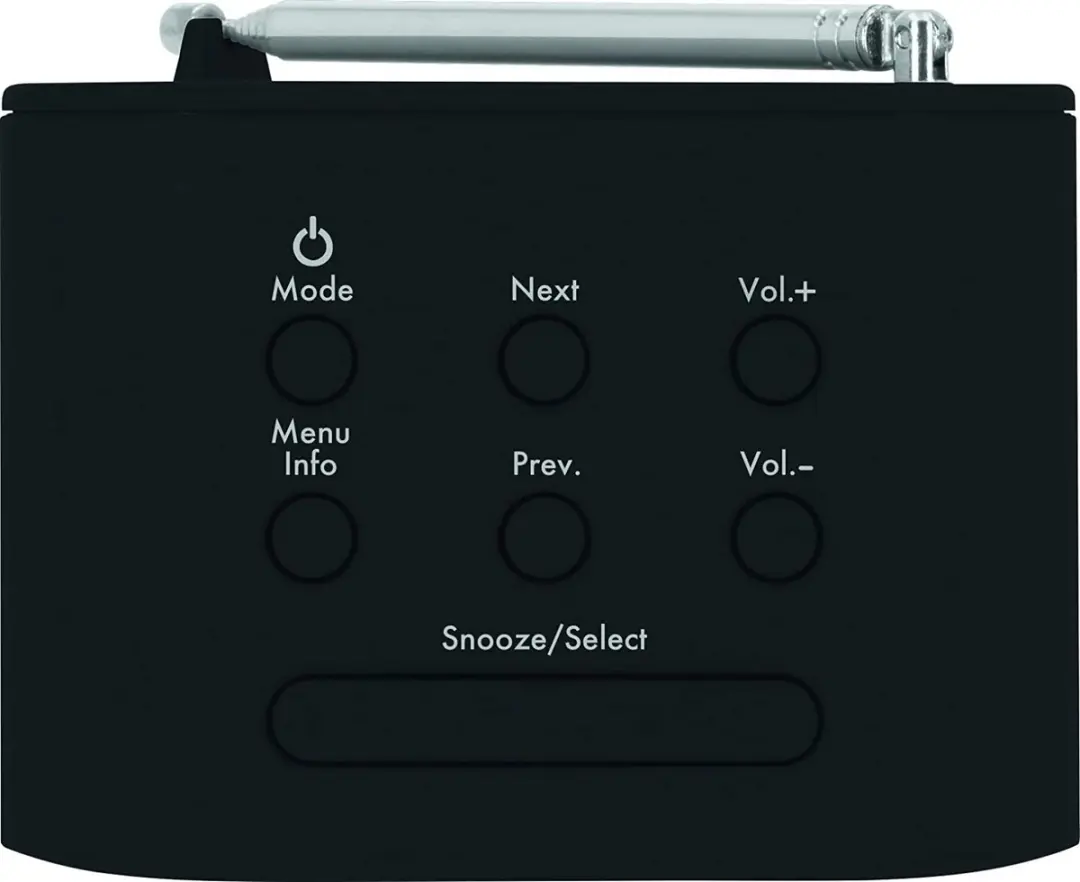 Technisat Techniradio 40 DAB+ Wekkerradio - Zwart - afbeelding 5 van 6