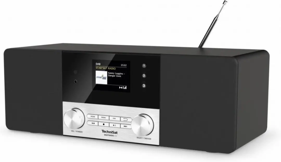 Technisat DIGITRADIO 4 C Tafelradio DAB+/FM - Bluetooth - 20W - Zwart/Zilver - afbeelding 6 van 6