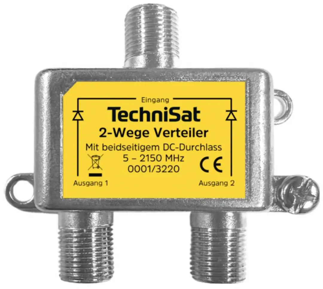 Technisat 2-Wege Satellietsignaalverdeler 0001/3220