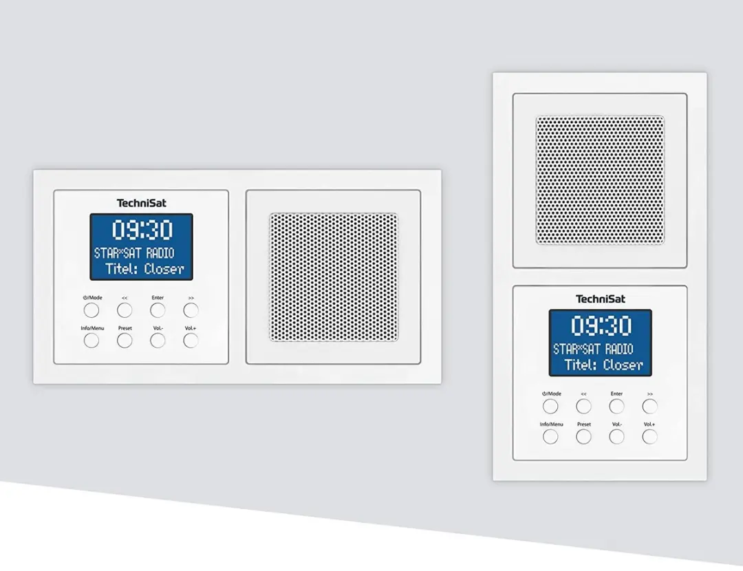 Technisat DIGITRADIO UP 1 Inbouwradio DAB+ - 2W - Wit - afbeelding 5 van 6