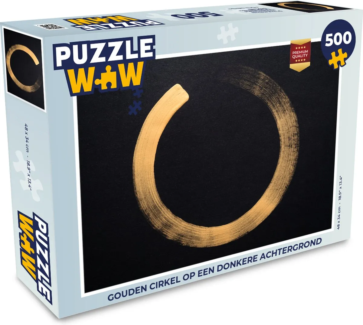 PuzzleWow Legpuzzel Gouden Cirkel 500 Stuks