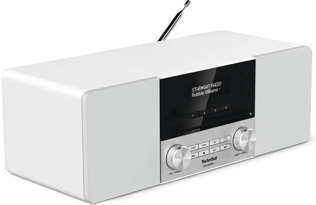 Technisat Digitradio 3 0001/3913 - 20W - Wit - afbeelding 2 van 4