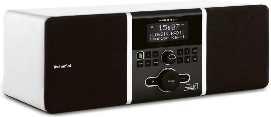 Technisat DIGITRADIO 305 Klassik Edition - 10W - Wit - afbeelding 2 van 4