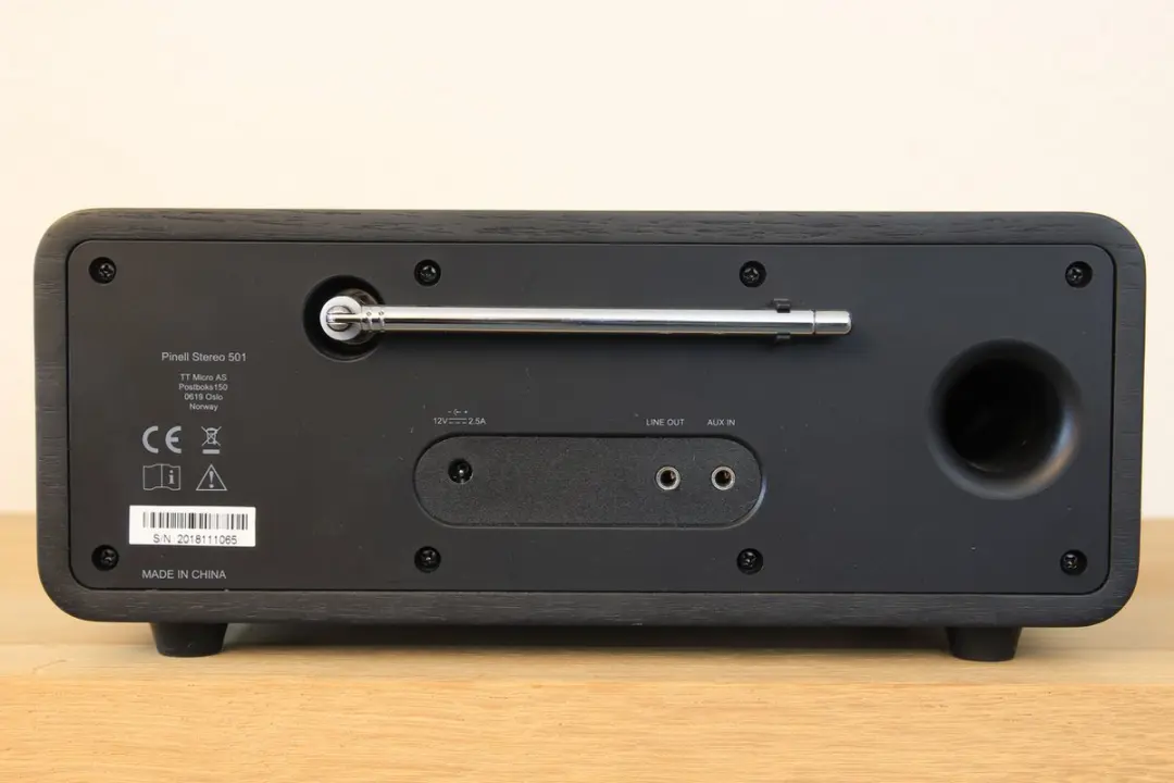 Pinell Supersound 501 DAB+ Internetradio - Zwart