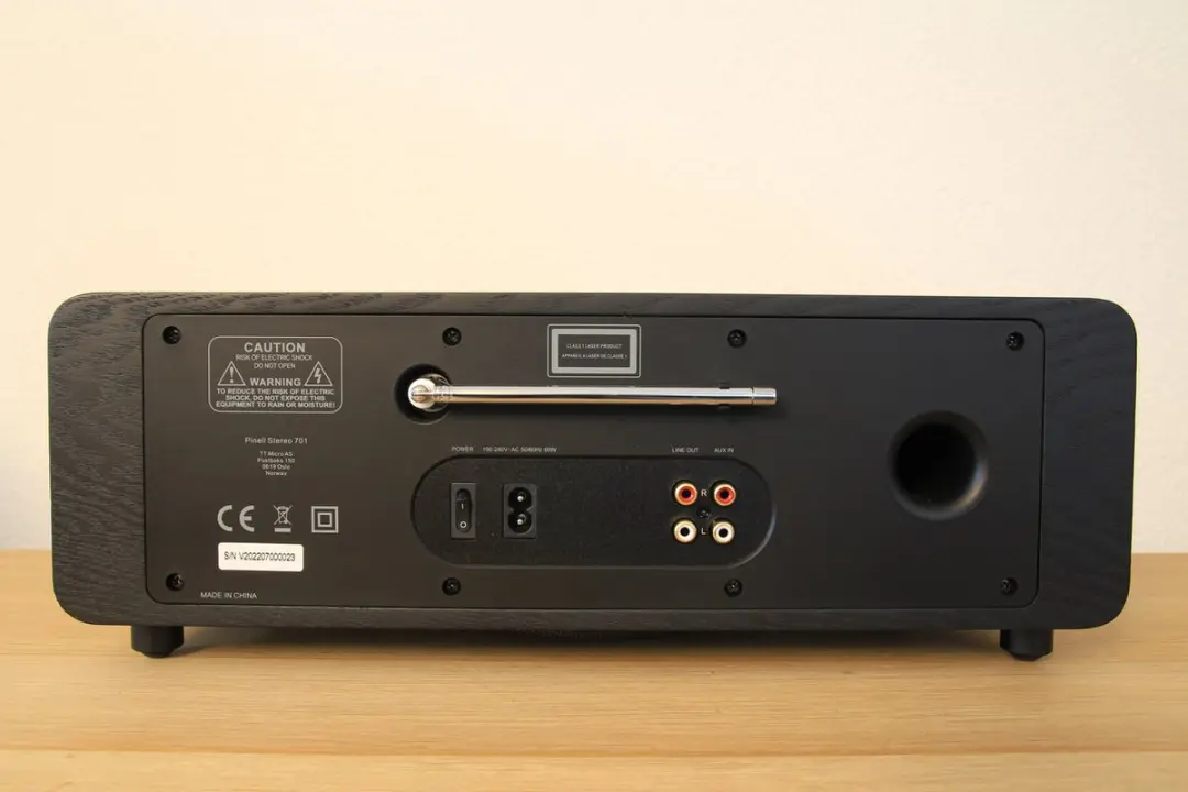 Pinell Supersound 701 Internetradio - DAB+ Spotify Bluetooth CD - 35W Zwart