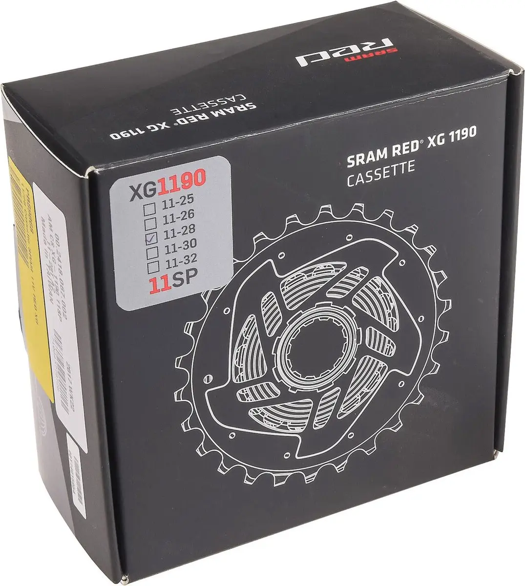 SRAM XG-1190 Cassette 11-Speed 11-26T - Zwart