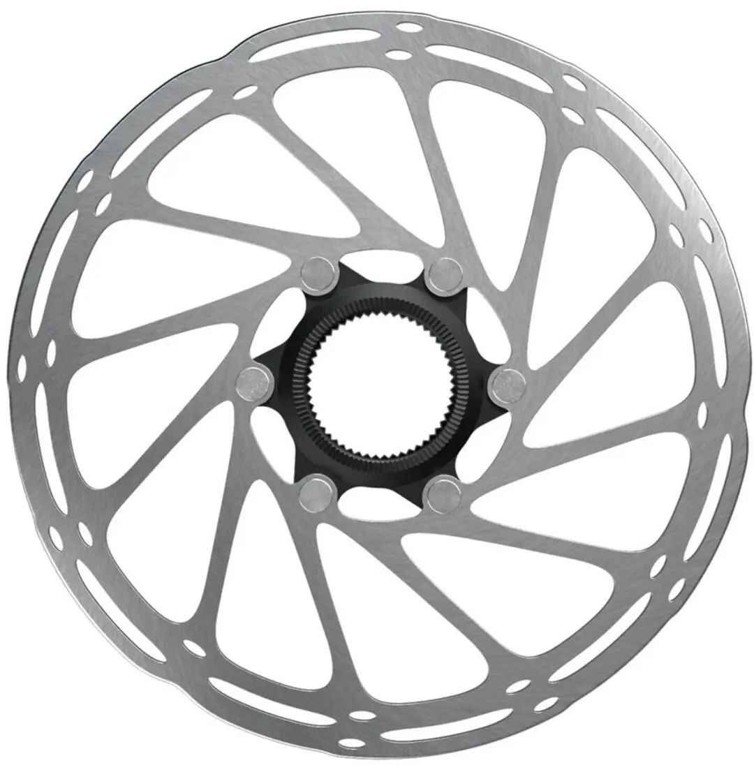 SRAM Centerline Rounded Remschijf eendelig, zilver Diameter 200mm