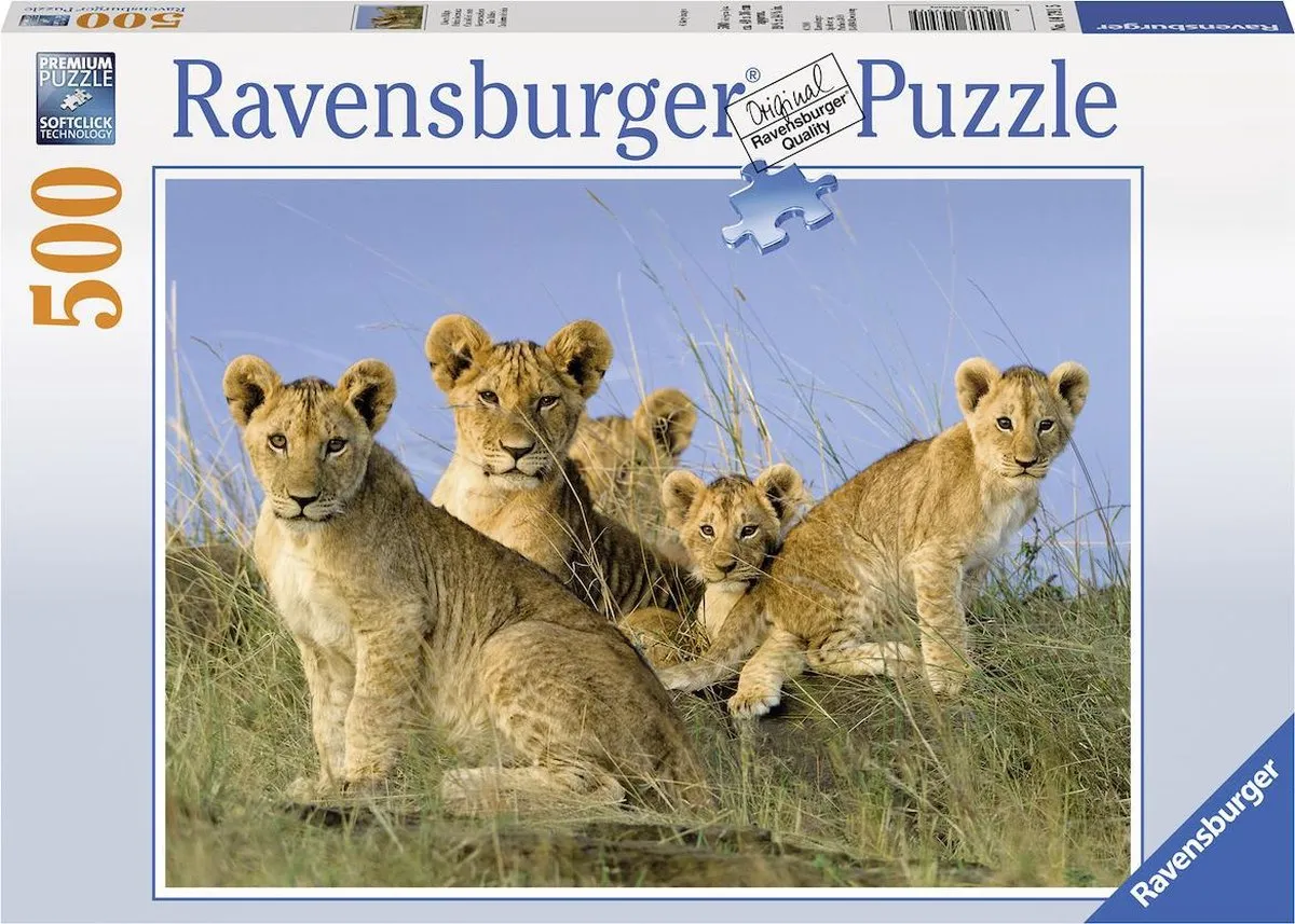 Ravensburger Leeuwenwelpen Puzzel 500 Stuks