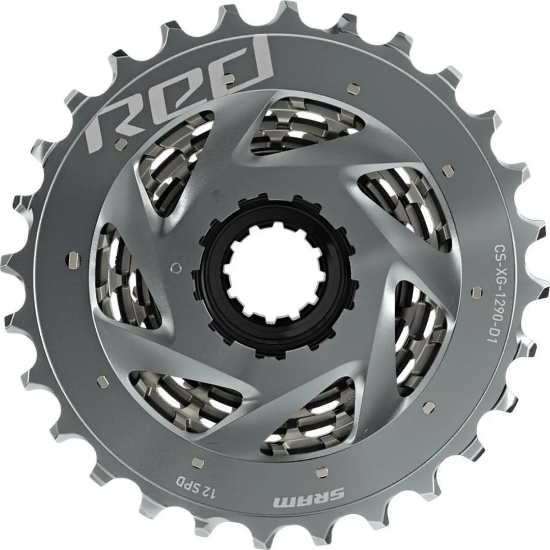 SRAM Red XG1290 D1 12-speed Cassette 10-26T - Zwart
