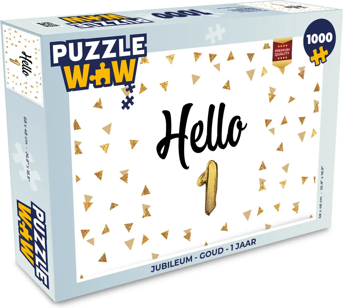 PuzzleWow Jubileum Legpuzzel 1000 Stuks