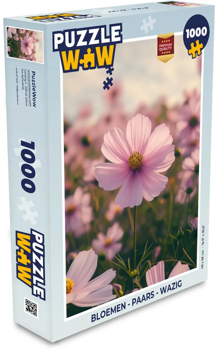 PuzzleWow Bloemen Legpuzzel 1000 Stuks