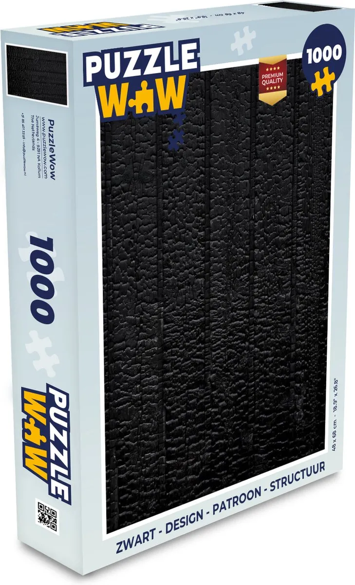 PuzzleWow Design Lederlook Legpuzzel 1000 Stuks - Multicolor