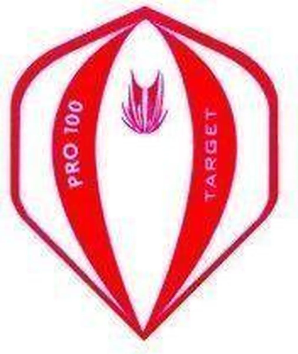 Target Pro 100 flights Rood 3 stuks