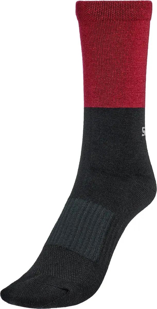 Sports Socks Shimano Original Wool Black Maroon