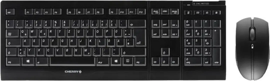 Cherry B.Unlimited 3.0 Toetsenbord met Muis RF - Zwart