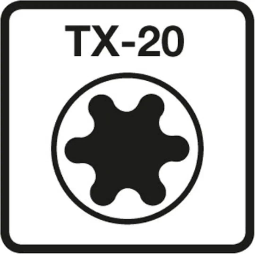Dynaplus Unischroeven Torx 20 4x70mm - 200 Stuks - Grijs