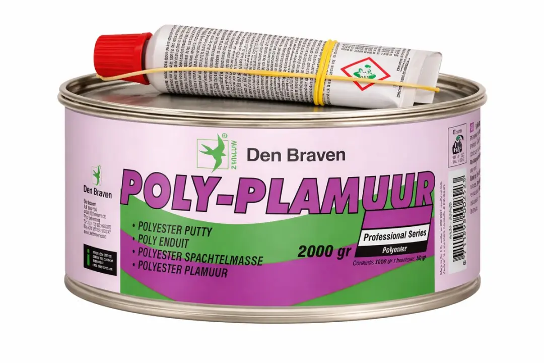 Den Braven Zwaluw Staalplamuur 2kg - Wit - afbeelding 2 van 6