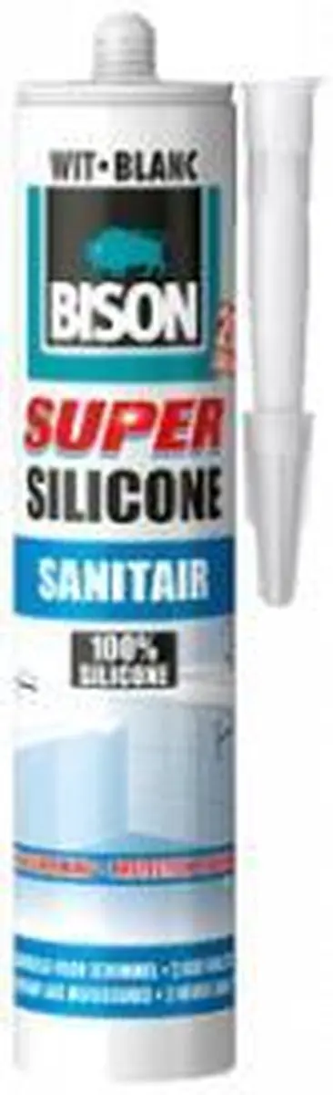 Bison Super Silicone Sanitair Grijs 300ml