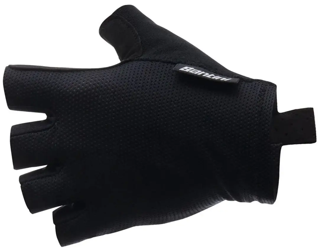 Santini Brisk Micromesh Riding Gloves Nautica Blue - Heren Fietshandschoenen - S