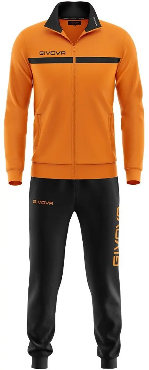 Givova Tuta One Full Zip Sportpak - Oranje S