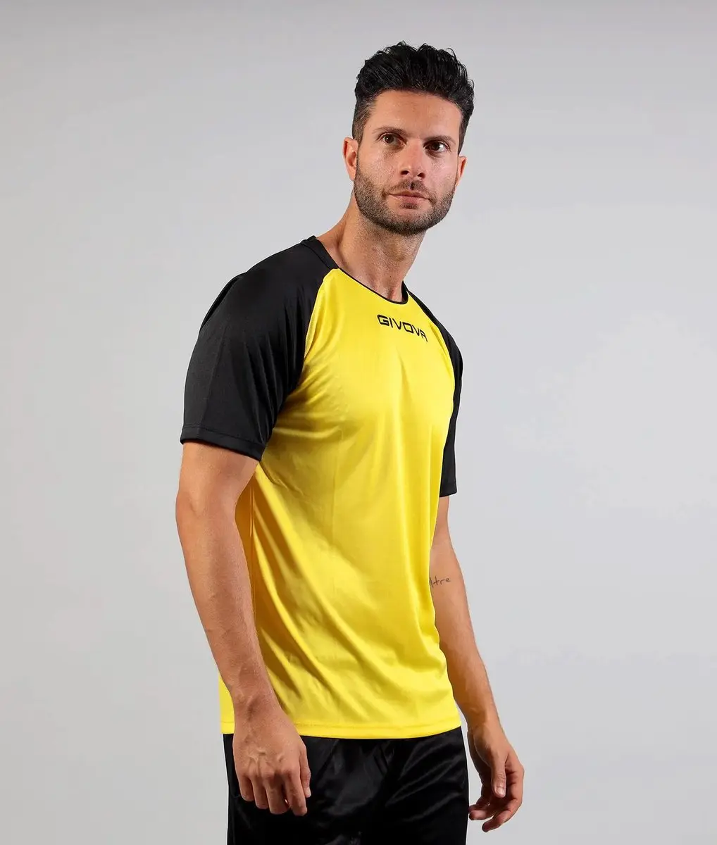 Givova Capo Sportshirt - Geel/Zwart - XL