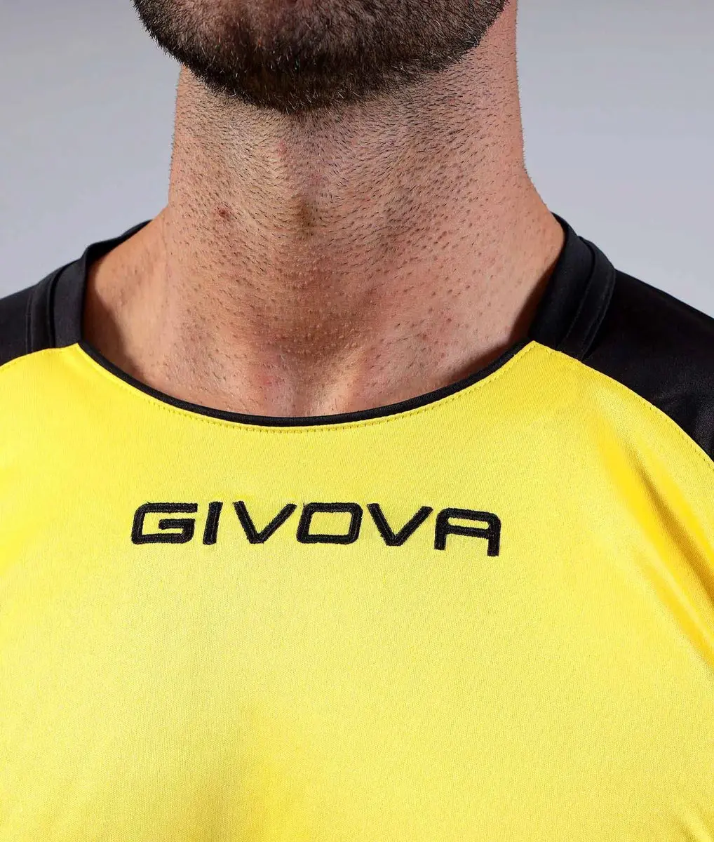 Givova Capo Sportshirt - Geel/Zwart - XL