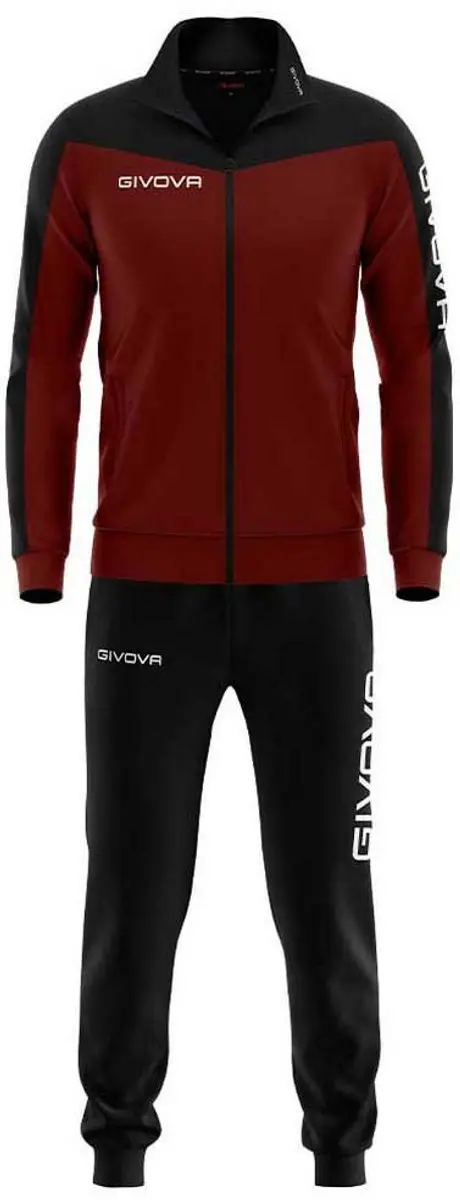 Givova Roma Trainingspak - Rood - XXL