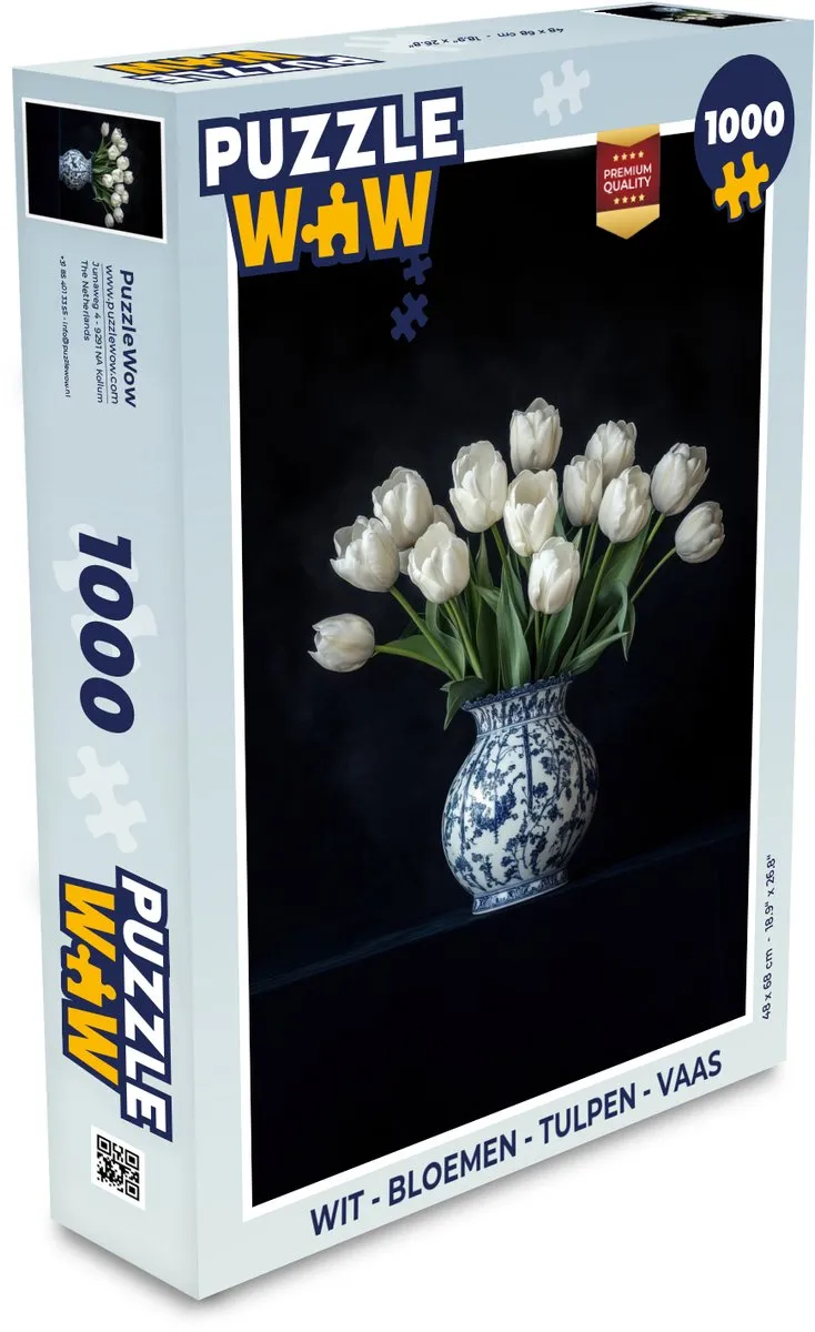 PuzzleWow Bloemen Tulpen Legpuzzel 1000 Stuks