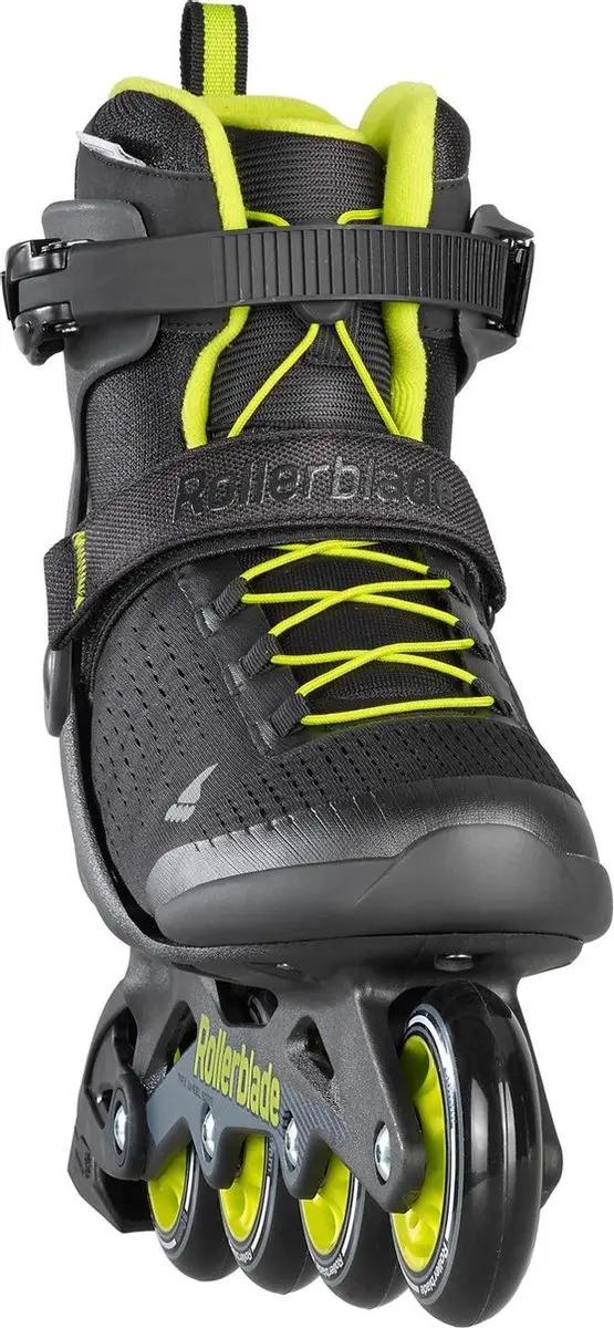 Rollerblade Zetrablade Elite 80 Inlineskates - Maat 45 - Zwart/Lime Groen - afbeelding 6 van 6