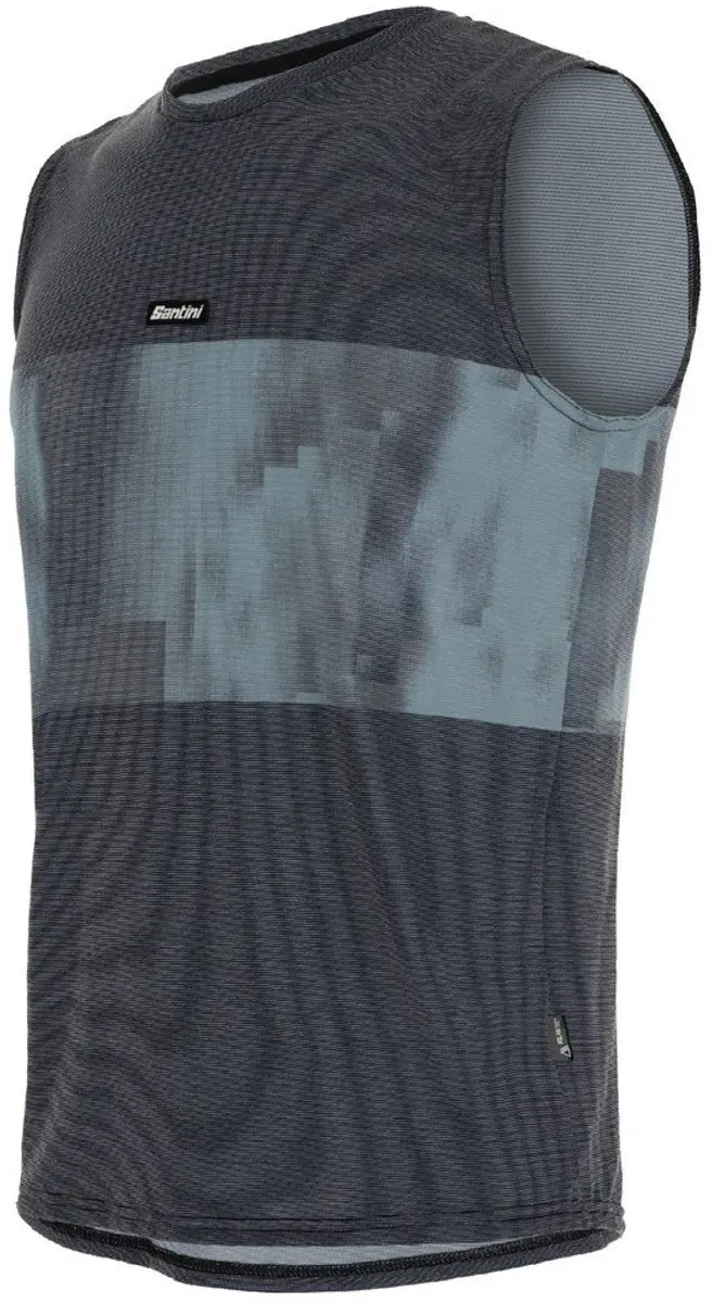 Santini Forza Indoor Collection Mouwloos T-shirt Grijs S Man - afbeelding 4 van 6