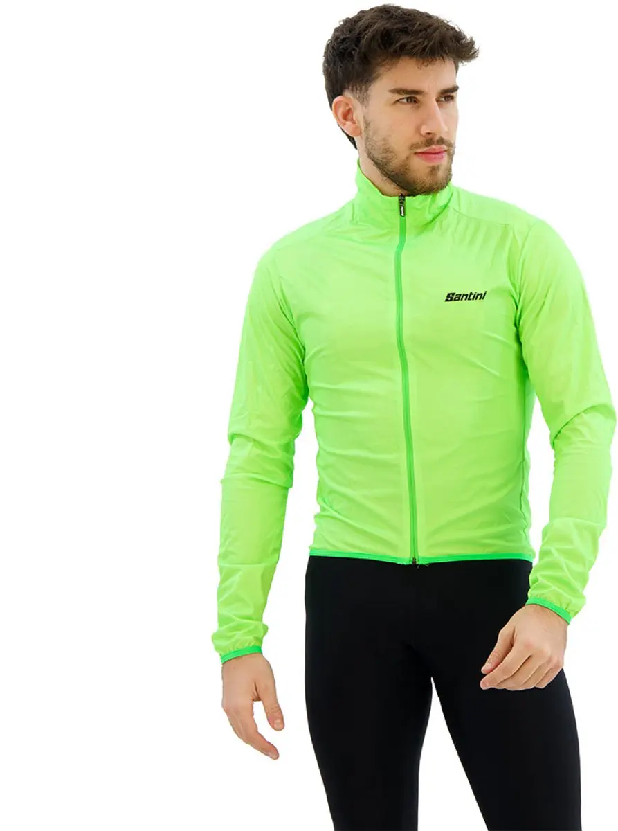 Santini Nebula Jas Groen 3XL Man
