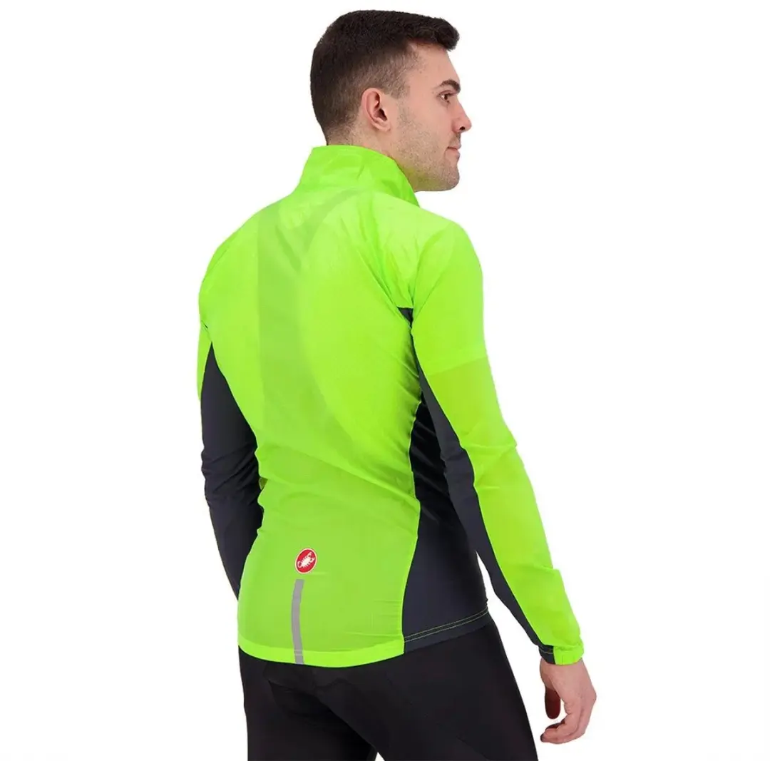 Castelli Squadra Stretch Fietsjas - XS - Electric Lime/Dark Gray