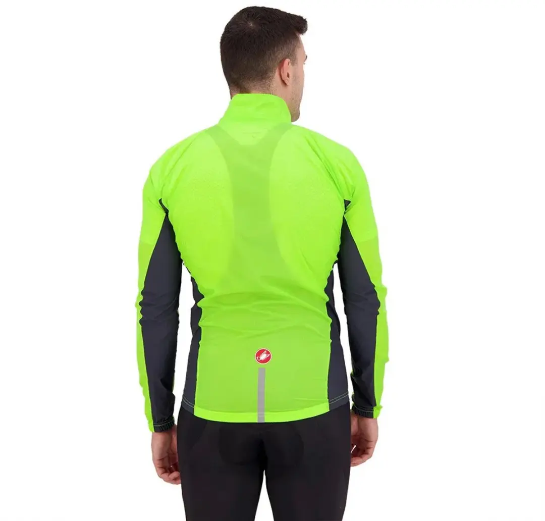 Castelli Squadra Stretch Fietsjas - XS - Electric Lime/Dark Gray