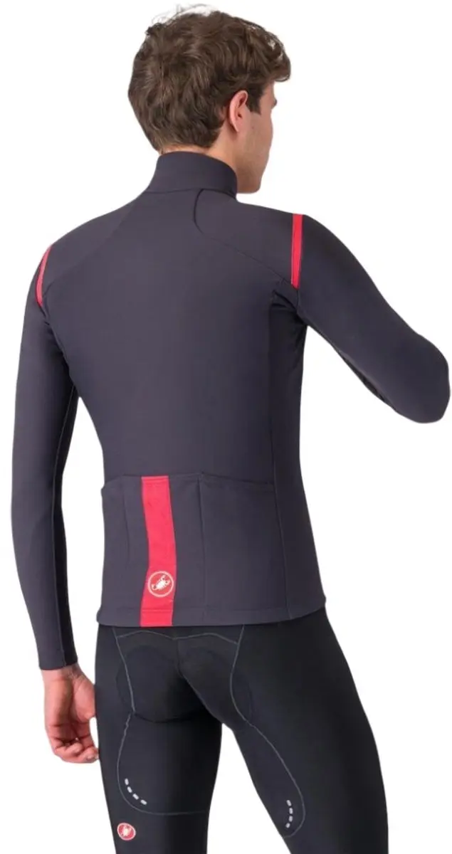 Castelli Tutto Nano Ros Trui - S - Grijs/Rood - afbeelding 2 van 6