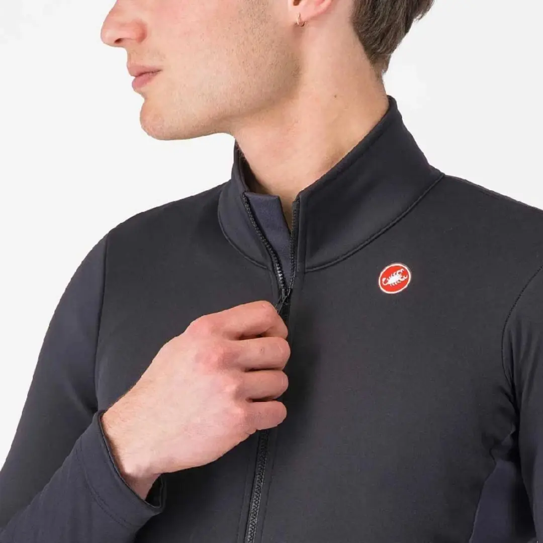 Castelli Entrata 2 Jacket - L - Light Black/Dark Grey - afbeelding 3 van 5