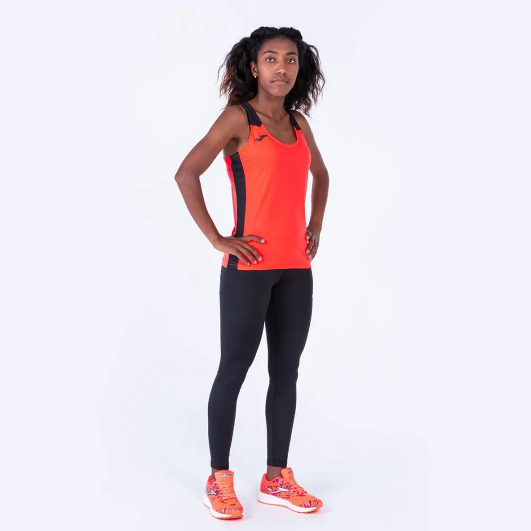 Joma Record Ii Mouwloos T-shirt Roze M Vrouw