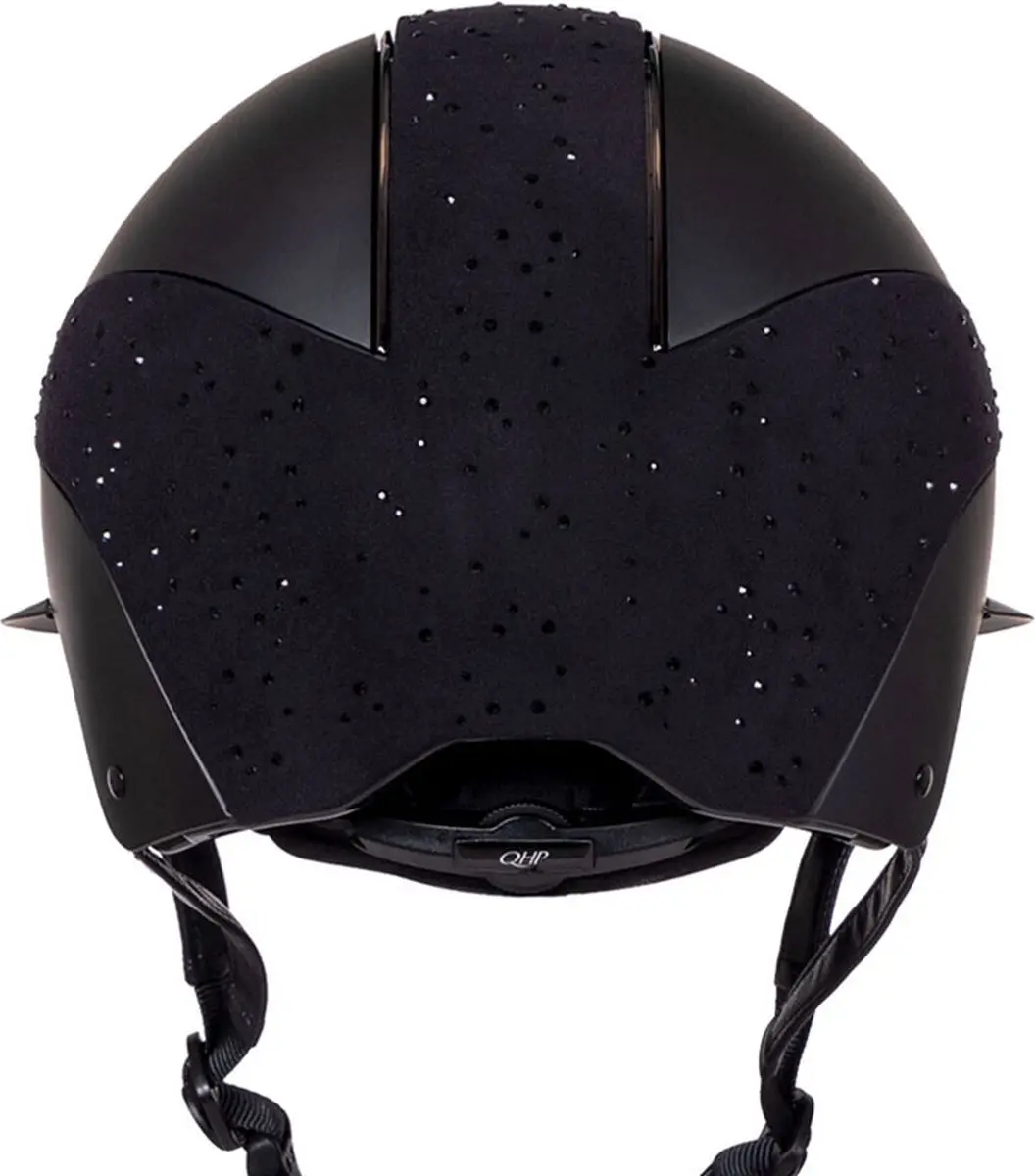 QHP Ohio Polo Visor - Zwart - Maat 55/57 - afbeelding 6 van 6