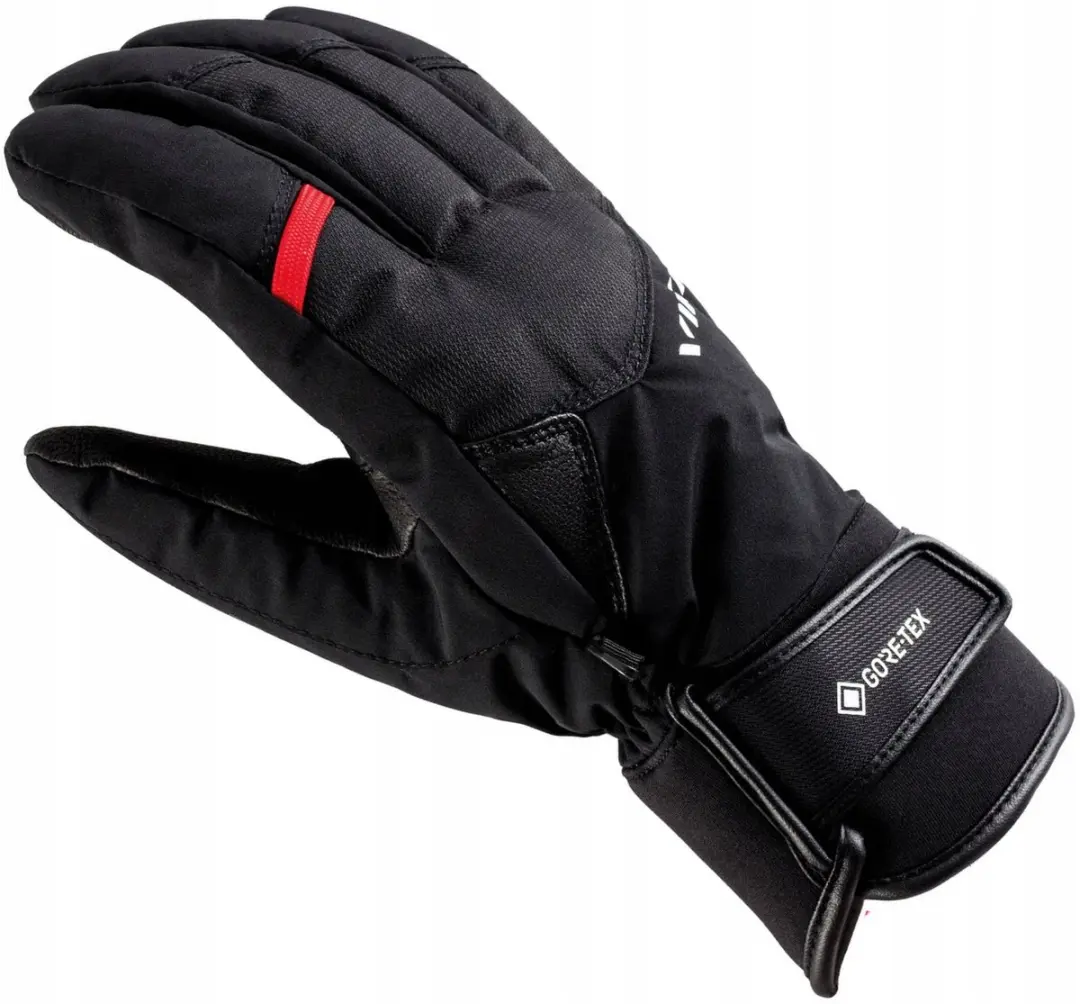 Viking Branson GTX Skihandschoenen Heren Maat 9 L Zwart/Rood