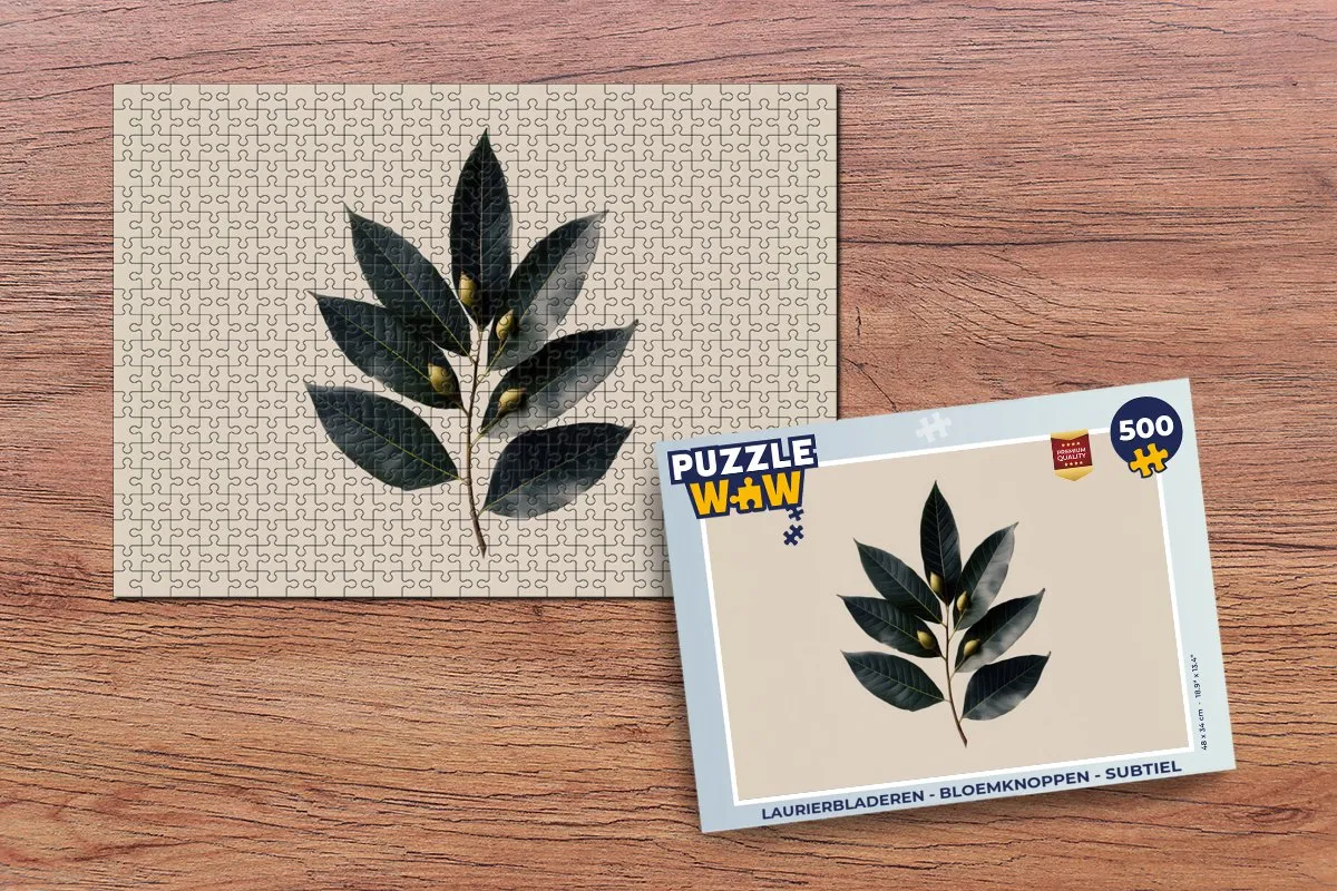 PuzzleWow Laurierbladeren Legpuzzel 500 Stuks