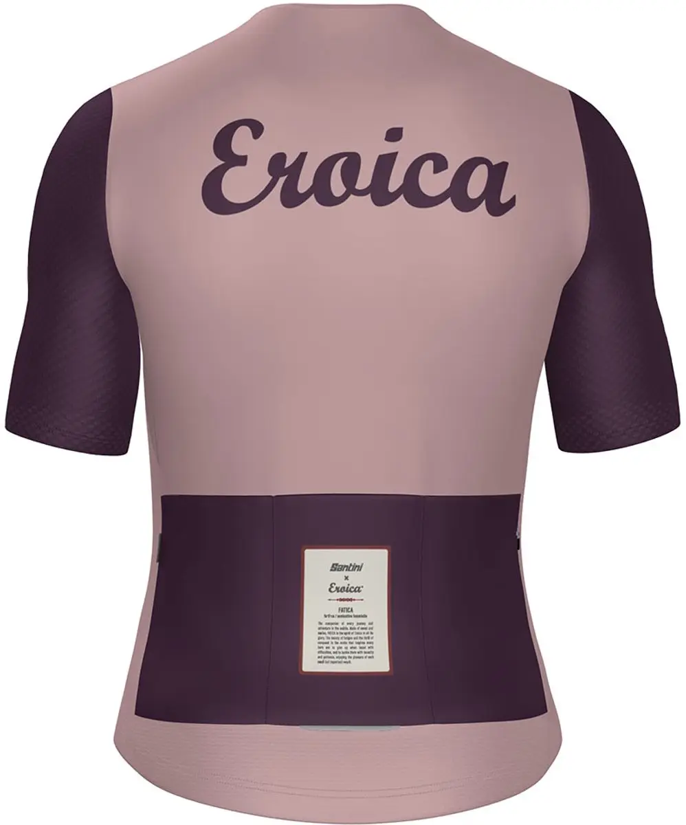 Santini Eroica Borgo Wielertrui - Roze - XL - afbeelding 5 van 6