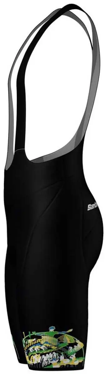 Santini UCI Road World Championships Kigali 2025 Fietsbroek - Zwart S - afbeelding 2 van 4