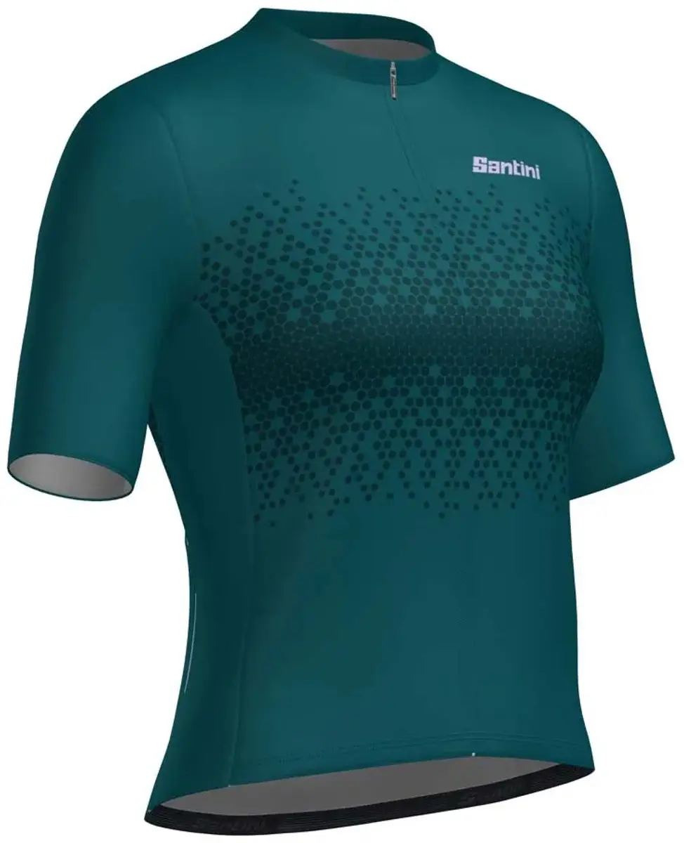 Santini Moon Wielertrui - S - Teal - afbeelding 3 van 4