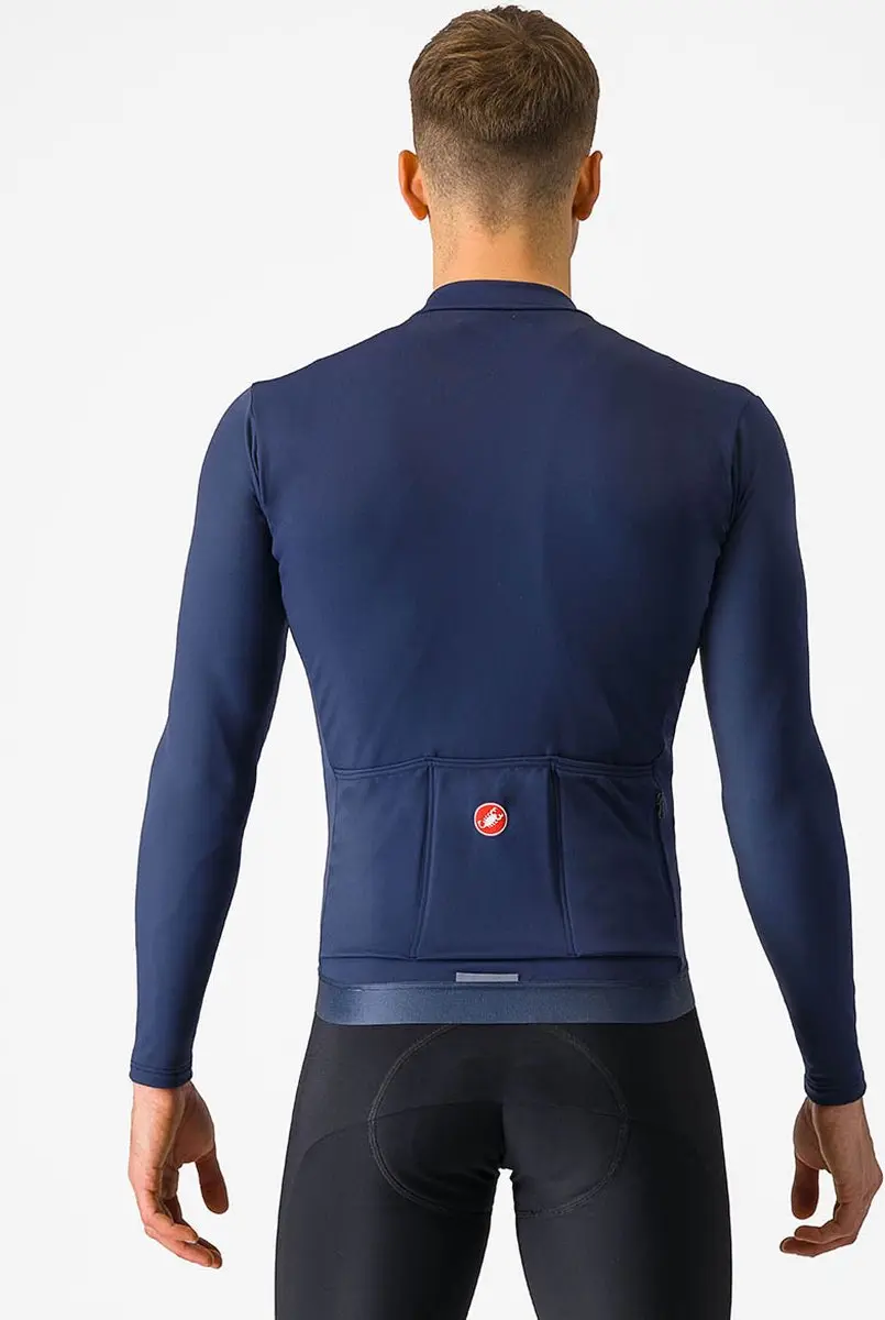 Castelli Espresso Thermal Jersey XXL - Belgian Blue - afbeelding 6 van 6