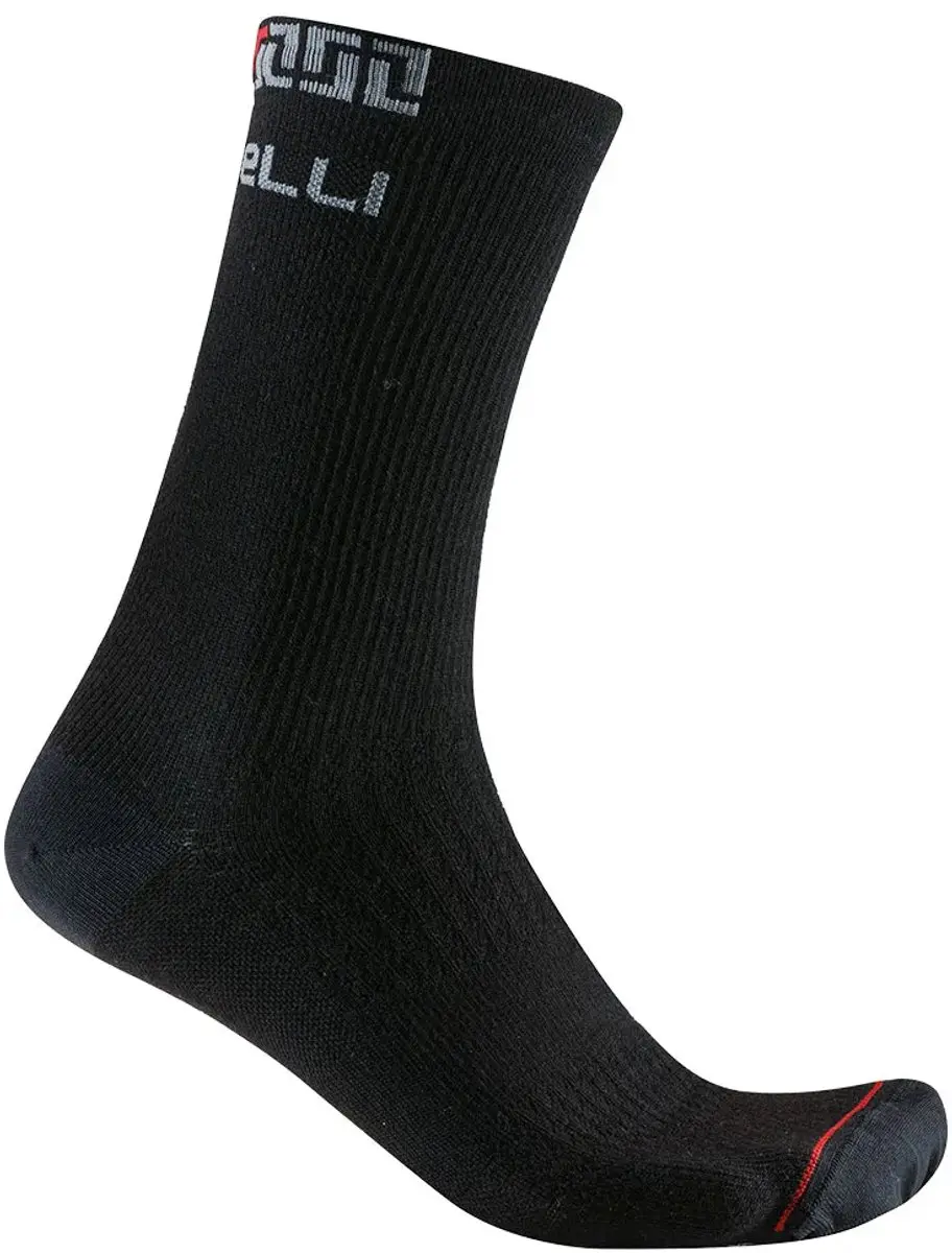 Castelli Bandito Merino 18 Sokken - Zwart - afbeelding 2 van 2