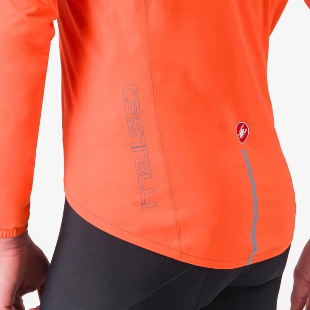 Castelli Rain Emergency 3 Jas - Oranje S