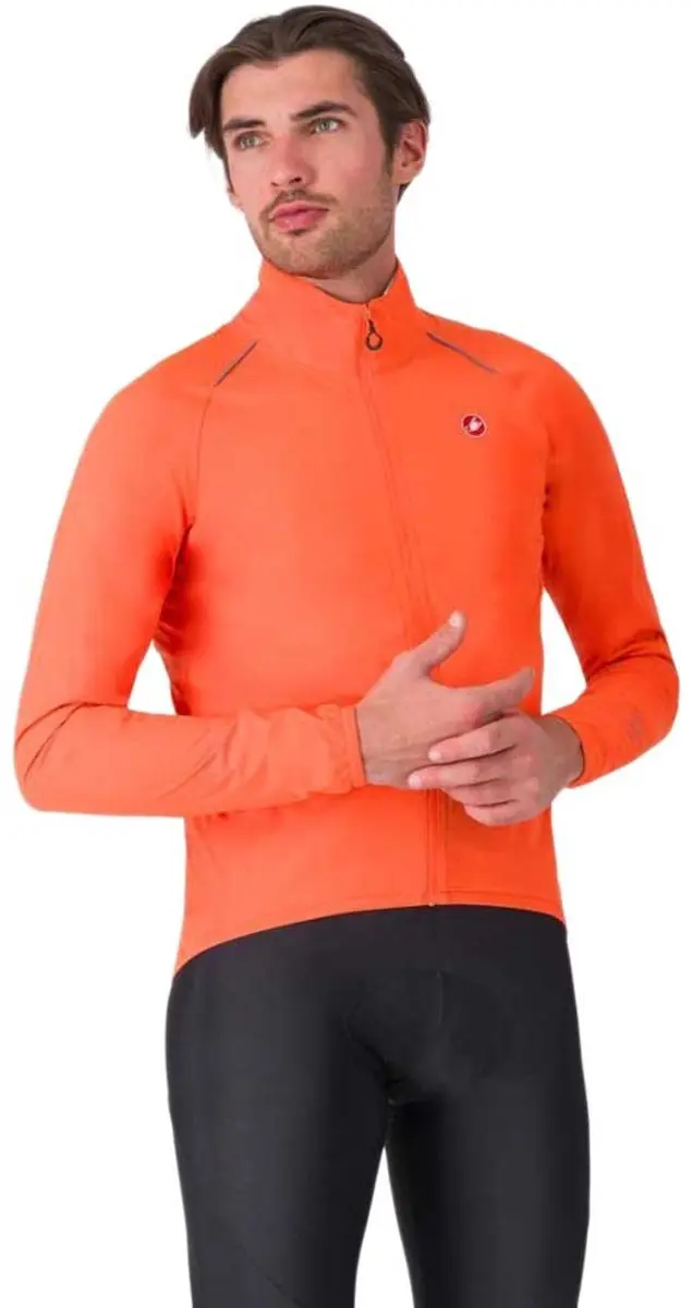 Castelli Rain Emergency 3 Jas - Oranje S