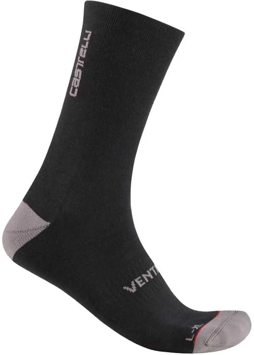 Castelli Venti Soft Merino Sokken - Zwart